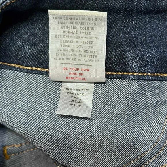 TORRID Jegging Dark Wash Triple Button Stretch Denim Women’s Size 24S Blue Jeans - Picture 8 of 12